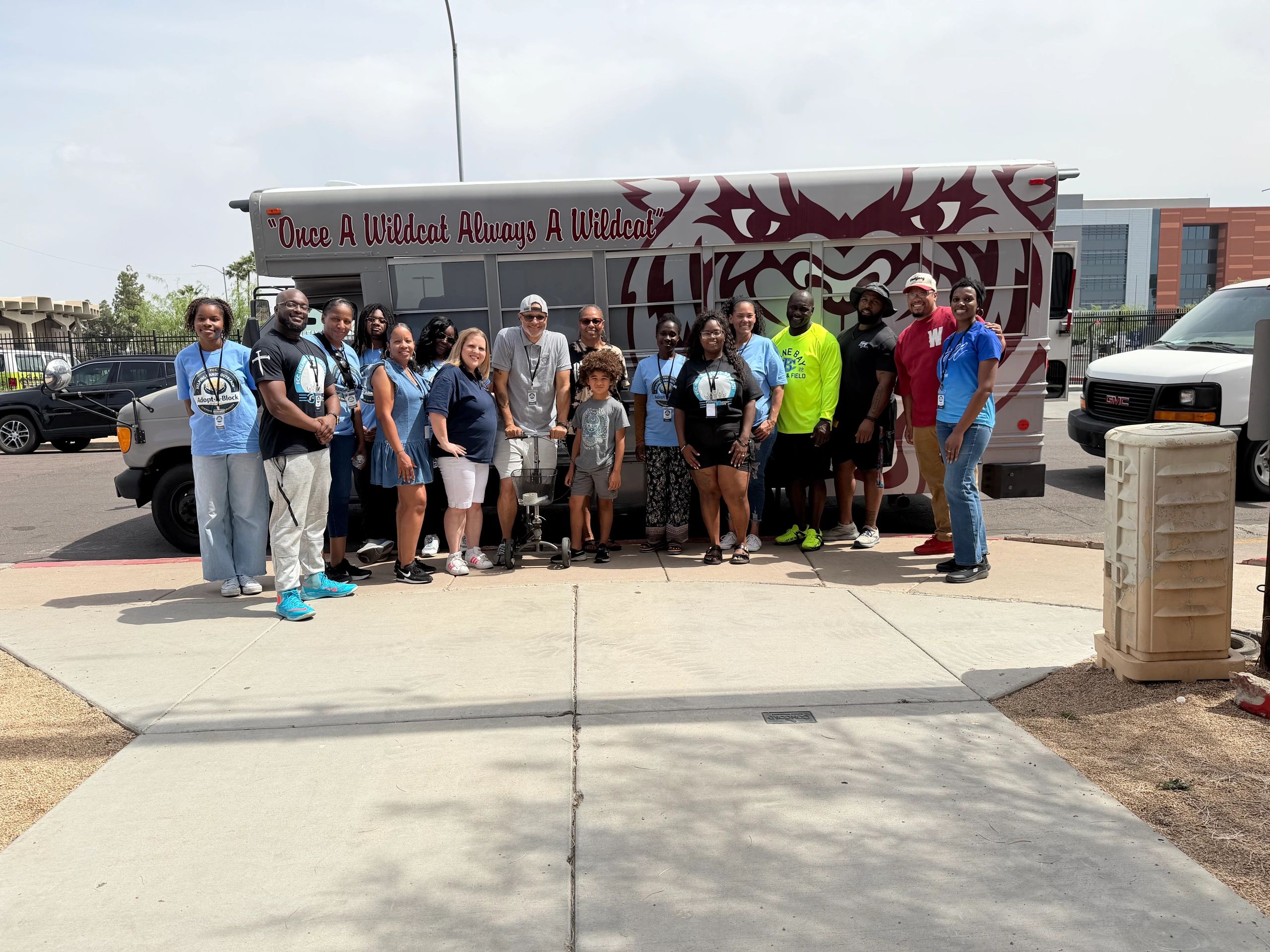 Adopt-A-Block community event group photo